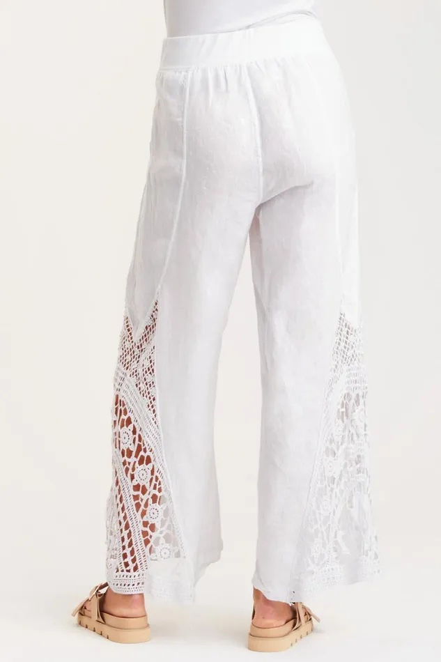 Ismay Wide Leg White Clothing XCVI Pants