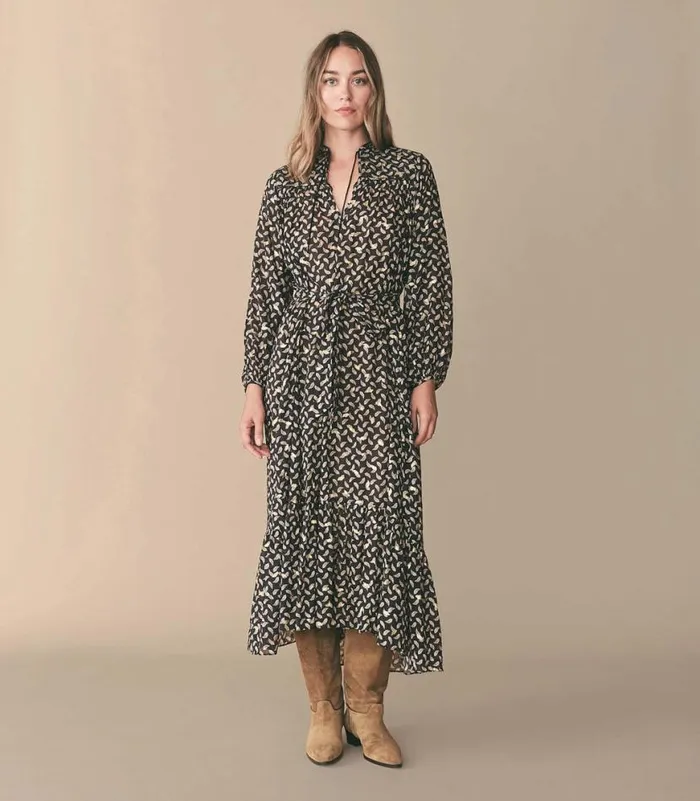 IVANA DRESS Falling Leaves Shop DEN Dresses