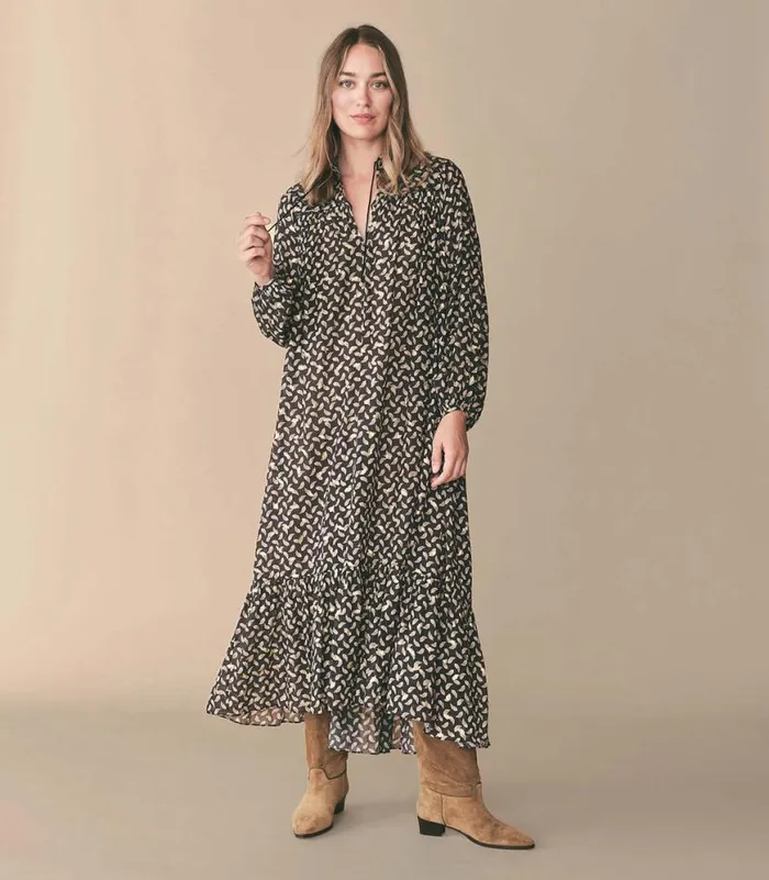 IVANA DRESS Falling Leaves Shop DEN Dresses