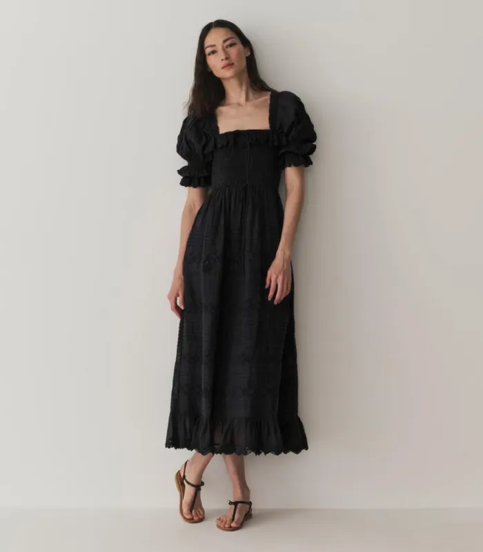 IZABAL DRESS Navy Shop DEN Dresses