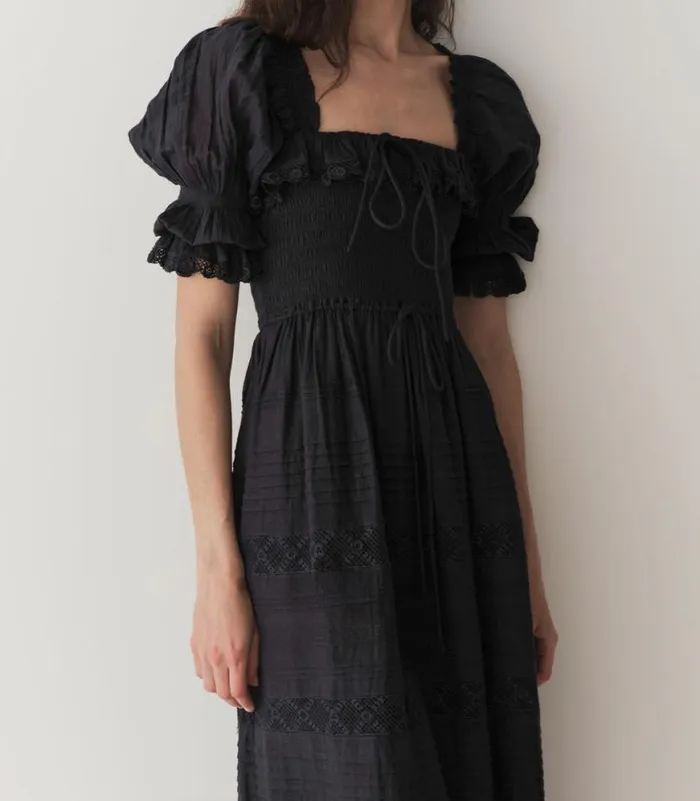 IZABAL DRESS Navy Shop DEN Dresses