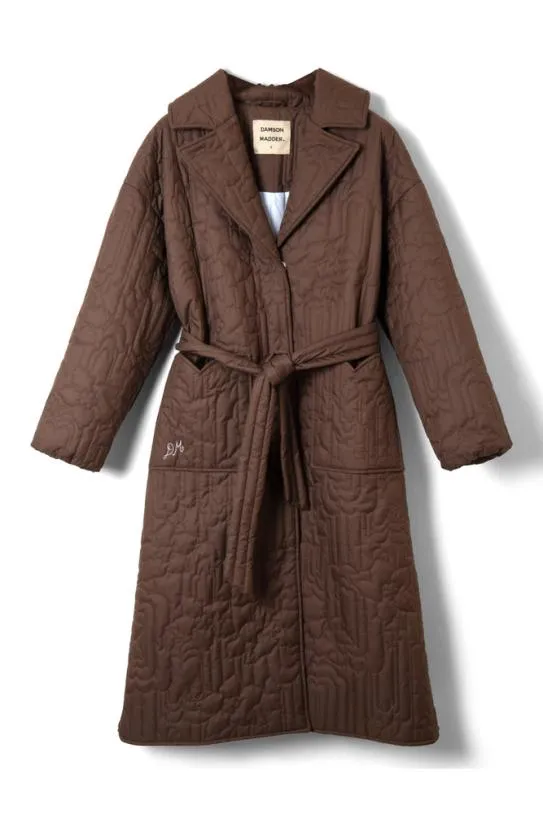 Jackets and Coats Women Damson Madder Gilda Coat Chocolate