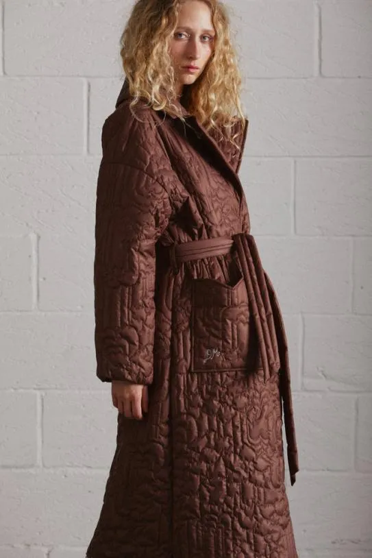 Jackets and Coats Women Damson Madder Gilda Coat Chocolate