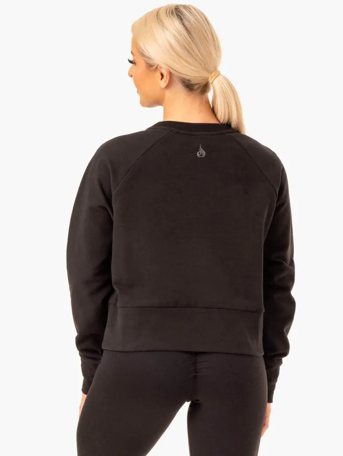 Jackets and Jumpers Womens Ryderwear Motion Sweater Black
