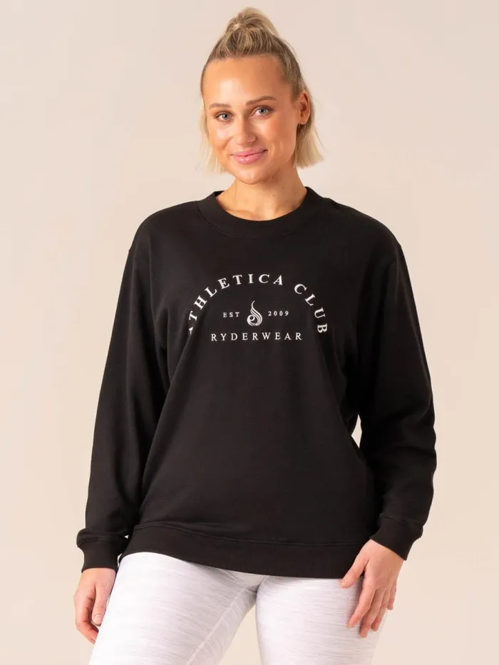 Jackets and Jumpers Womens Ryderwear Tempo Sweater Black