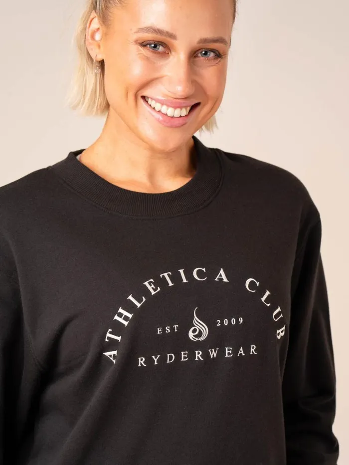 Jackets and Jumpers Womens Ryderwear Tempo Sweater Black