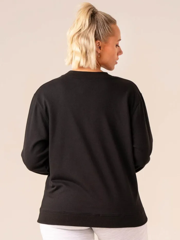 Jackets and Jumpers Womens Ryderwear Tempo Sweater Black