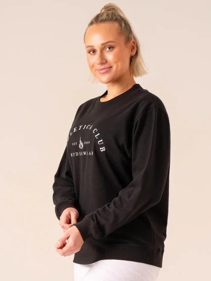Jackets and Jumpers Womens Ryderwear Tempo Sweater Black