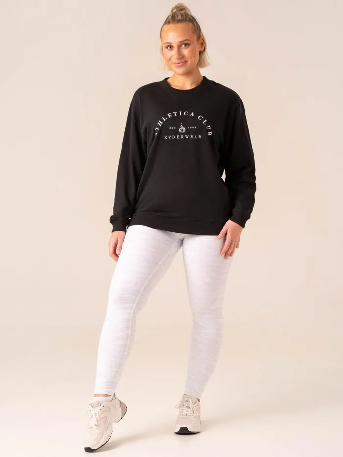 Jackets and Jumpers Womens Ryderwear Tempo Sweater Black