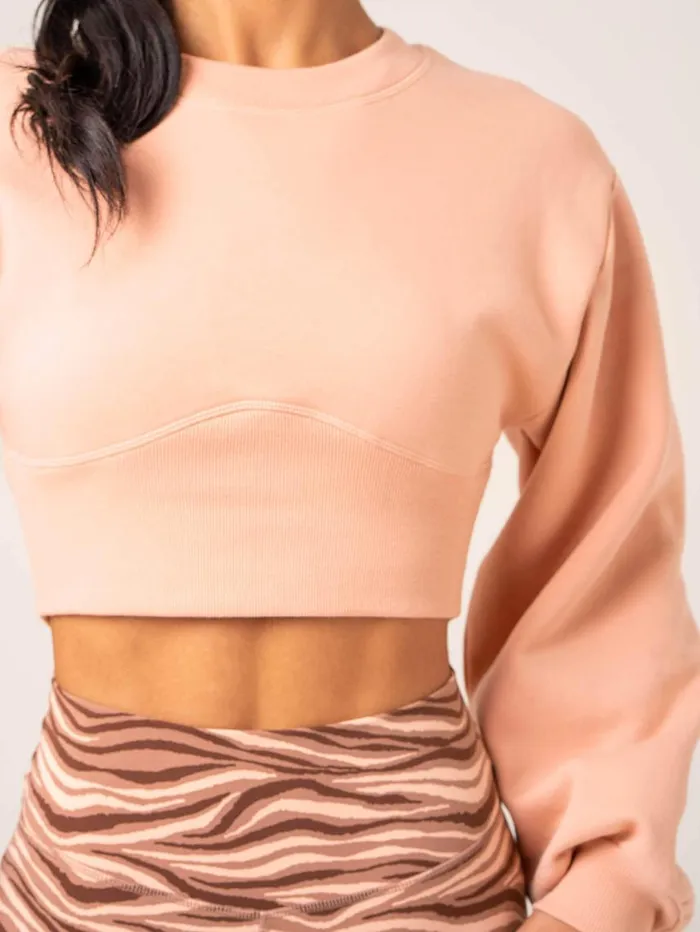 Jackets and Jumpers Womens Ryderwear Unstoppable Sweater Peach