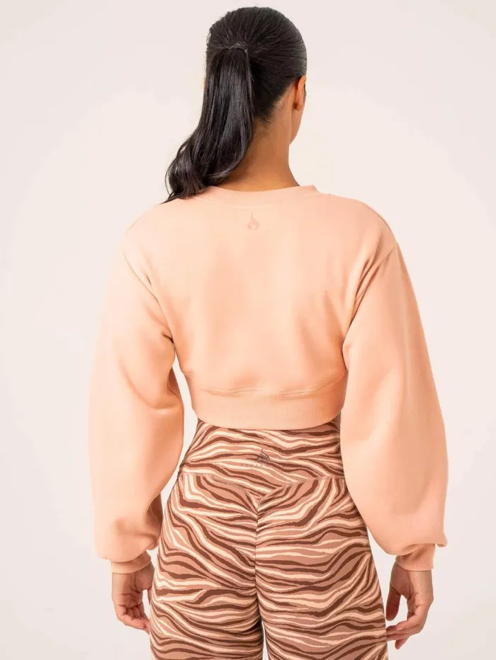 Jackets and Jumpers Womens Ryderwear Unstoppable Sweater Peach