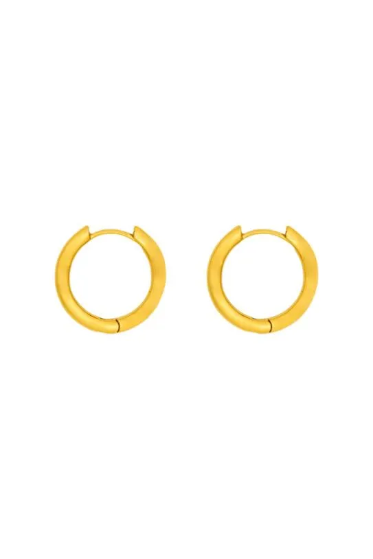 Jewellery Accessories Damson Madder Gold Charm Hoops 8211 Midi