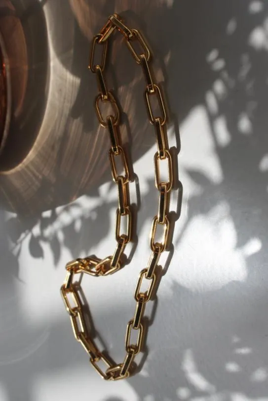 Jewellery Accessories Damson Madder Mega Gold Chain Necklace