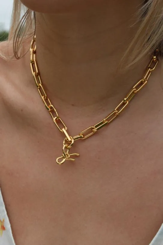 Jewellery Accessories Damson Madder Mega Gold Chain Necklace