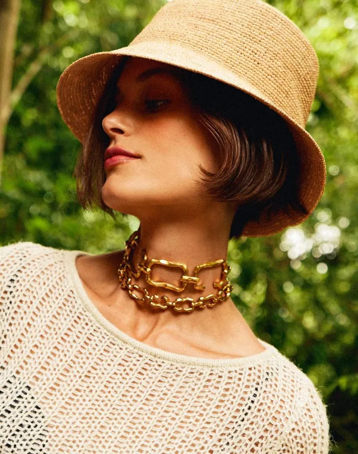 Jewelry Women ViX Paula Hermanny Adalia Necklace 8211 Gold