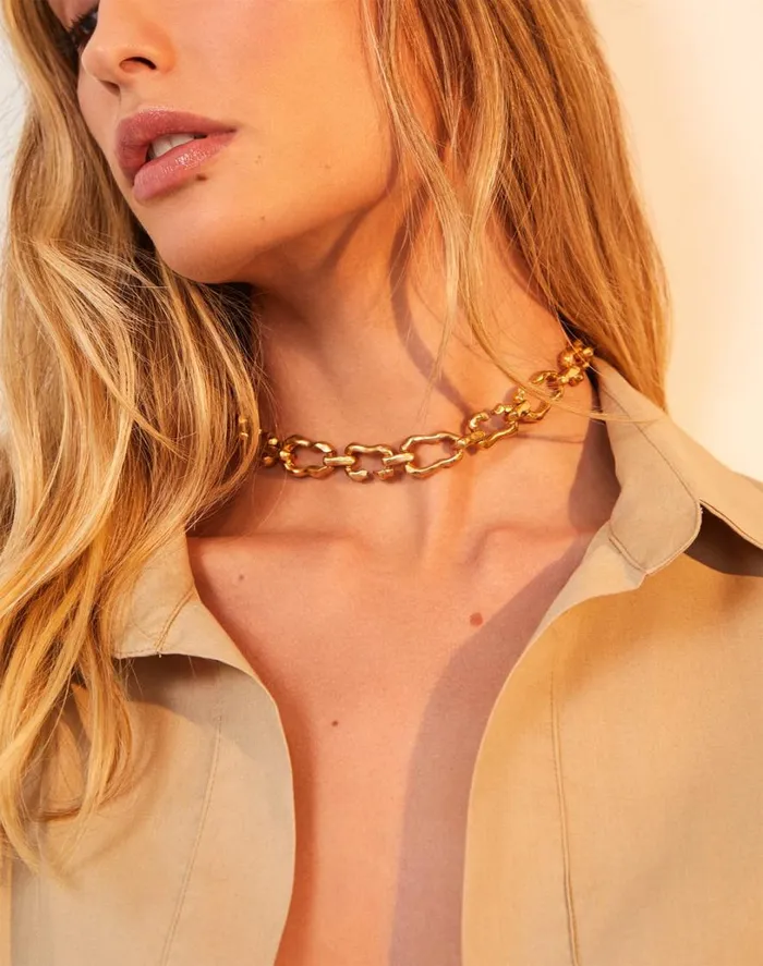 Jewelry Women ViX Paula Hermanny Adalia Petit Necklace 8211 Gold