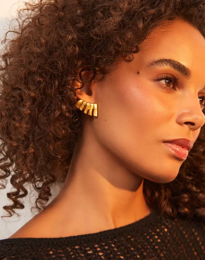 Jewelry Women ViX Paula Hermanny Coral Earrings 8211 Gold