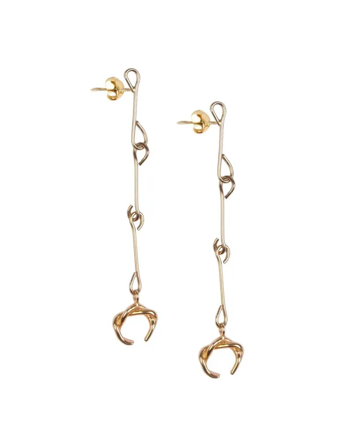Jewelry Women ViX Paula Hermanny Elos Earrings 8211 Gold