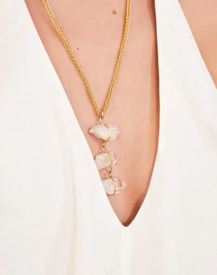 Jewelry Women ViX Paula Hermanny Split Necklace 8211 Gold