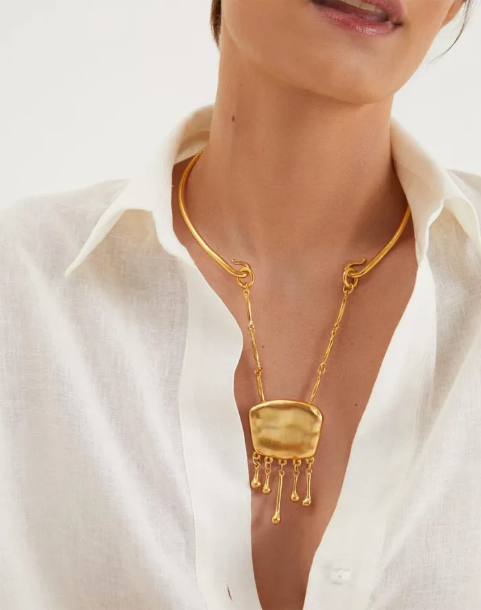 Jewelry Women ViX Paula Hermanny Zaya Collar 8211 Gold