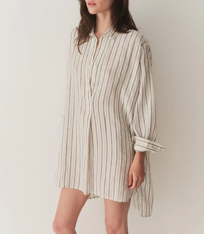 JORA DRESS San Leone Stripe Shop DEN Dresses