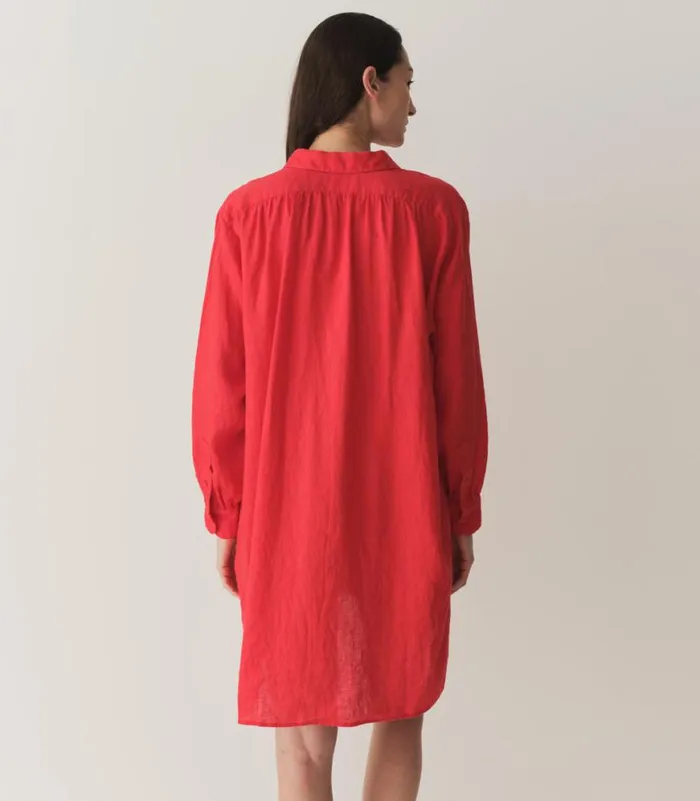 JORA LINEN DRESS Scarlet Shop DEN Dresses