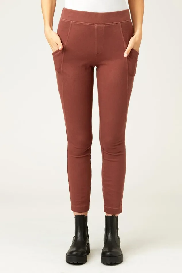 Josephina Legging Dark Nubuck Clothing XCVI Leggings