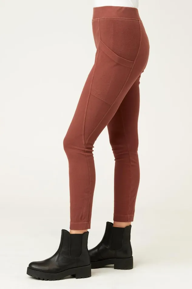 Josephina Legging Dark Nubuck Clothing XCVI Leggings