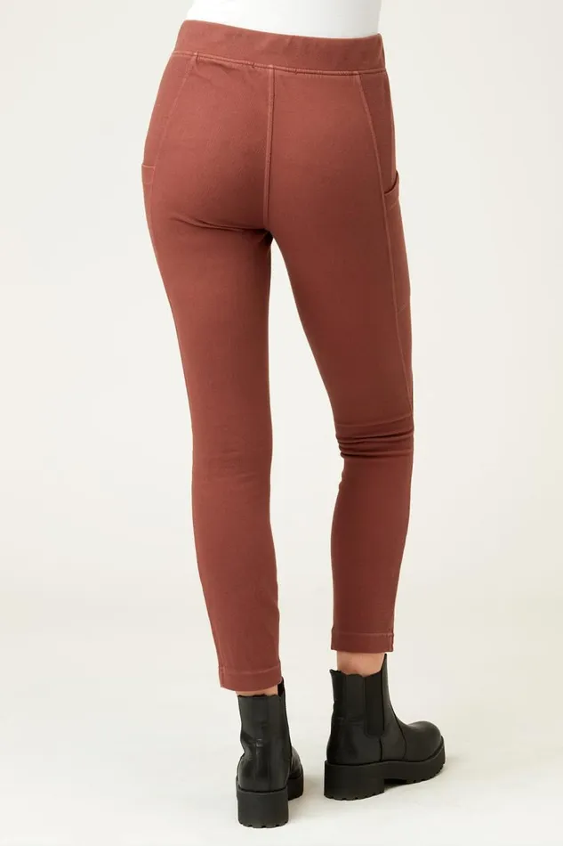 Josephina Legging Dark Nubuck Clothing XCVI Leggings