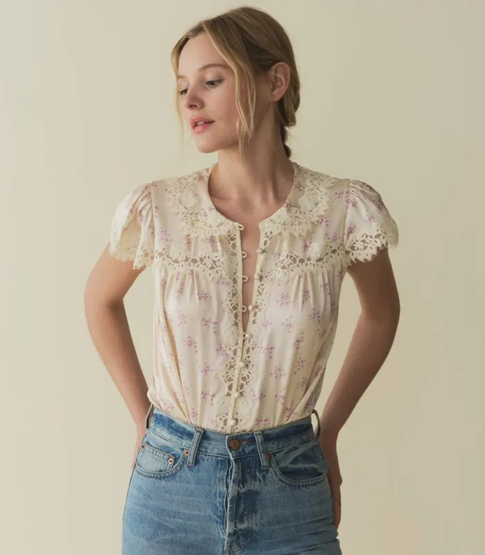 JOSEPHINE TOP Rose Hillside Heather Shop DEN Tops