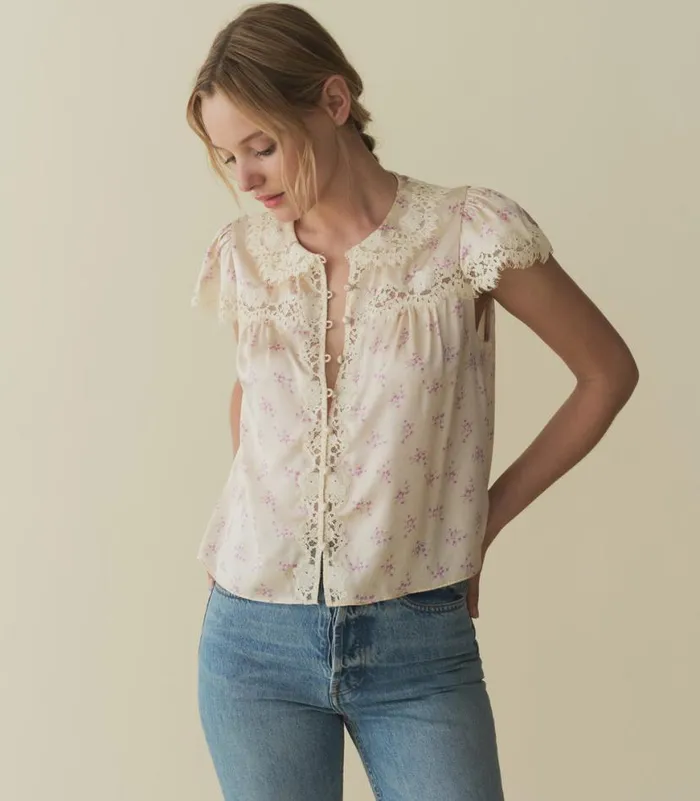 JOSEPHINE TOP Rose Hillside Heather Shop DEN Tops
