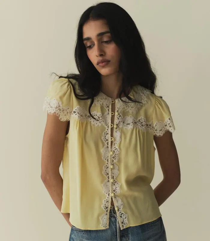 JOSEPHINE TOP Yellow Rose Shop DEN Tops