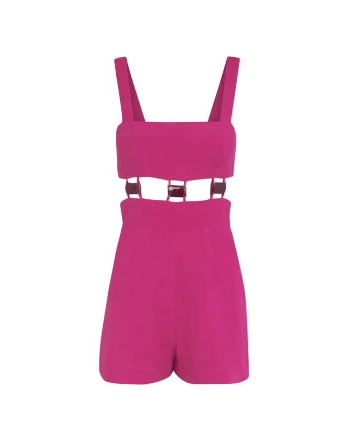 Jumpsuits and Rompers Women ViX Paula Hermanny Tuane Mini Jumper 8211 Bubblegum