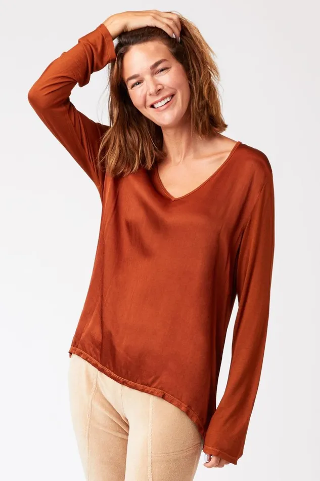 Kalvin Top Golden Topaz Clothing XCVI ShirtsBlouses