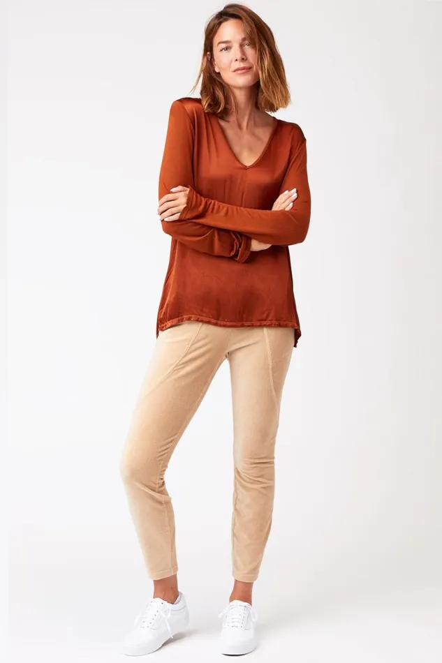 Kalvin Top Golden Topaz Clothing XCVI ShirtsBlouses