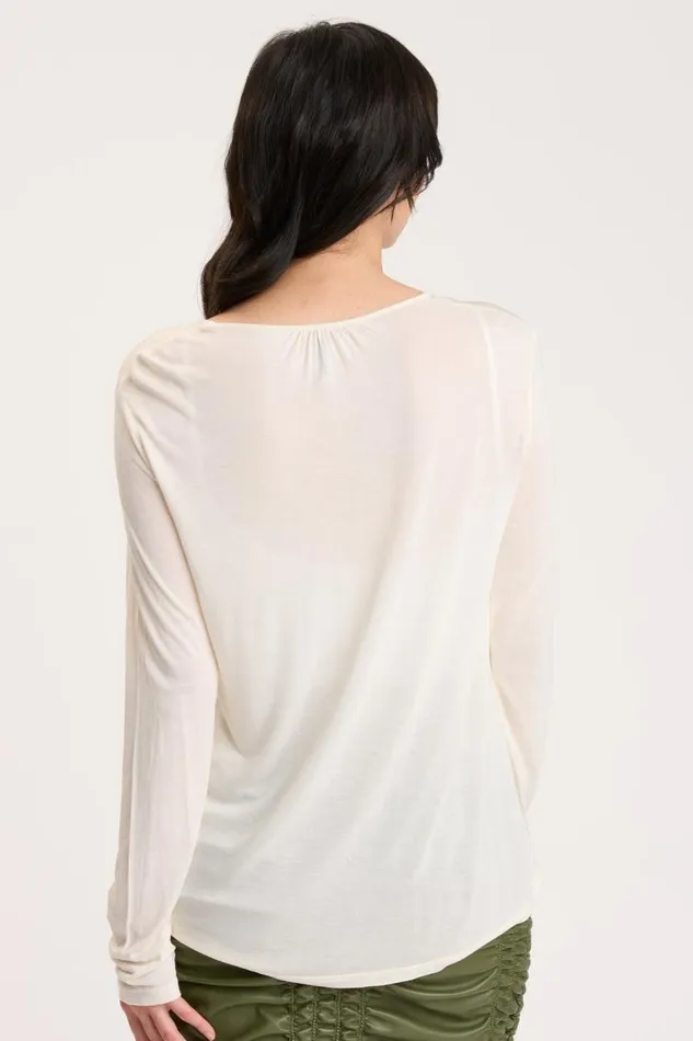 Kalvin Top Toasted Almond Clothing XCVI ShirtsBlouses