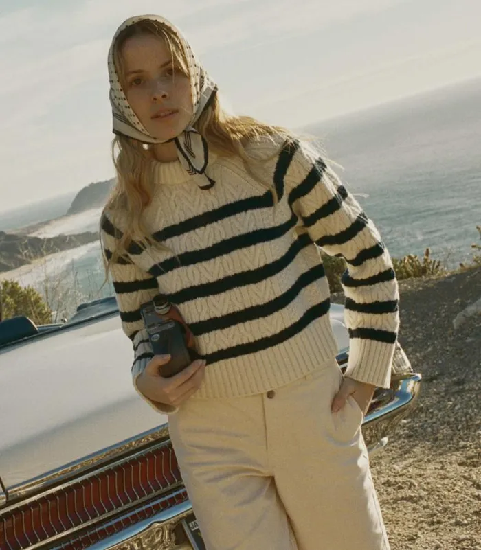 KAVALA SWEATER Calais Stripe Shop DEN Knitwear