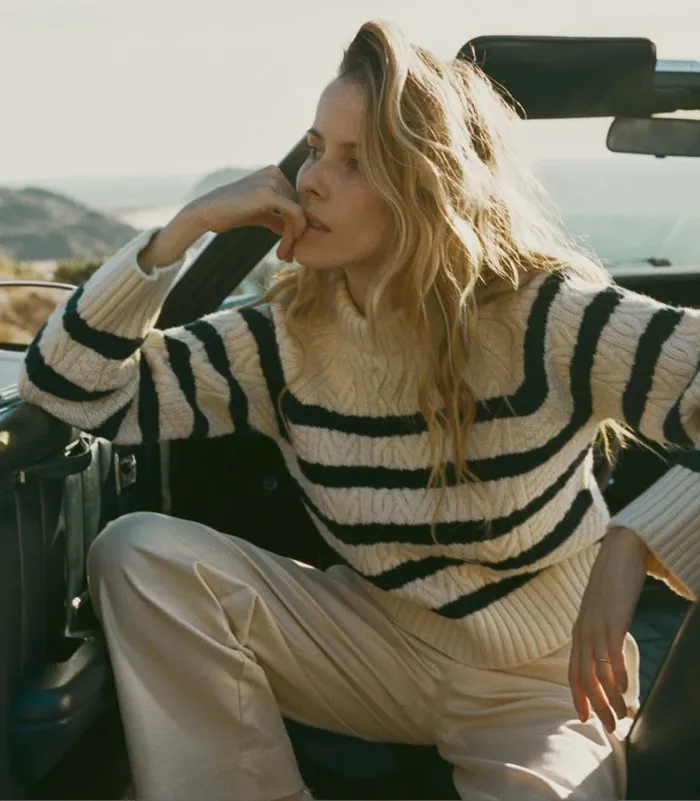 KAVALA SWEATER Calais Stripe Shop DEN Knitwear