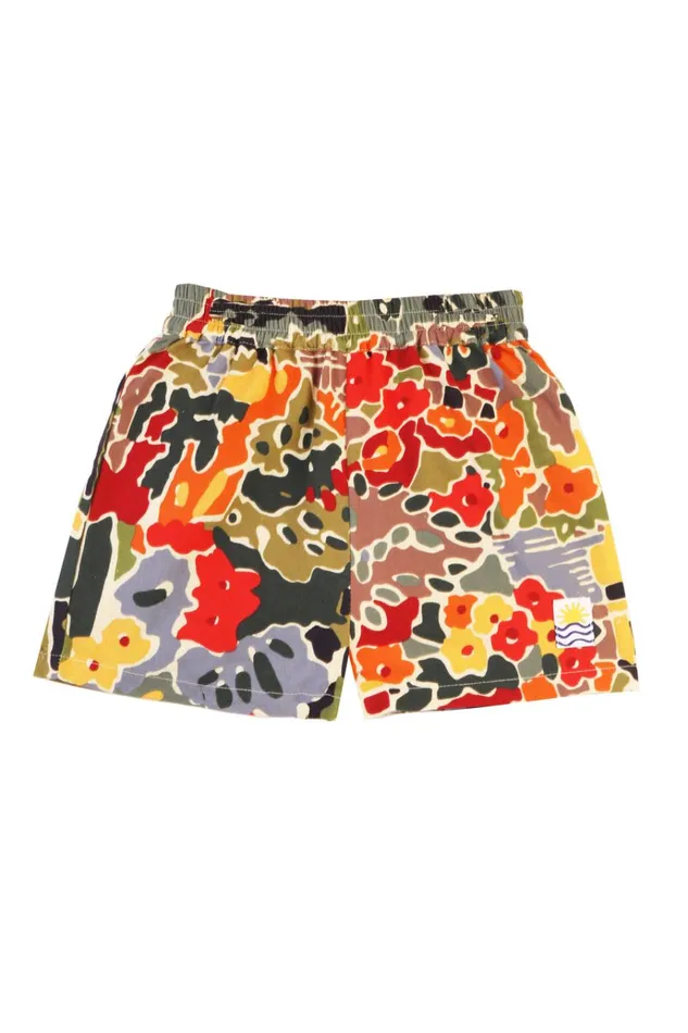 Kids Kids Basic Cotton Shorts Tuscan Floral LF Markey Kids