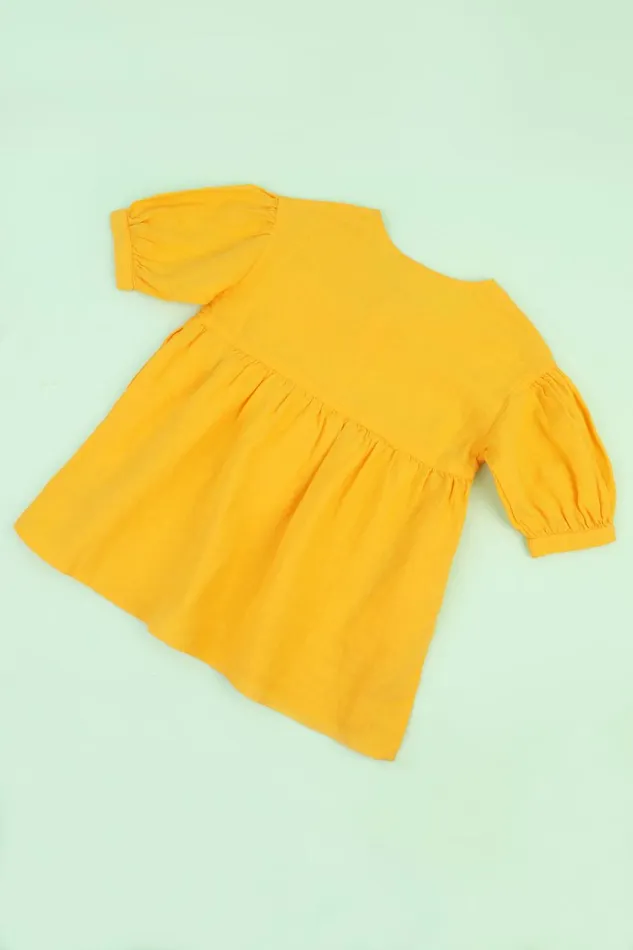 Kids Kids Nilo Dress Canary LF Markey Kids