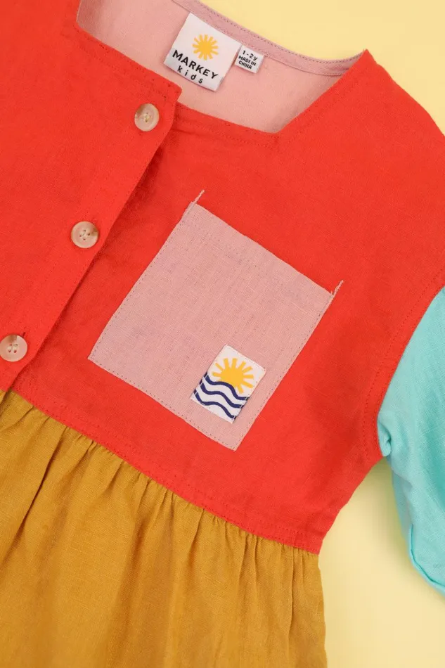 Kids Kids Nilo Dress Multi LF Markey Kids