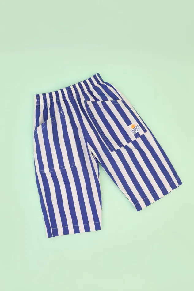 Kids Kids Woodlea Trouser Blue Stripe LF Markey Kids