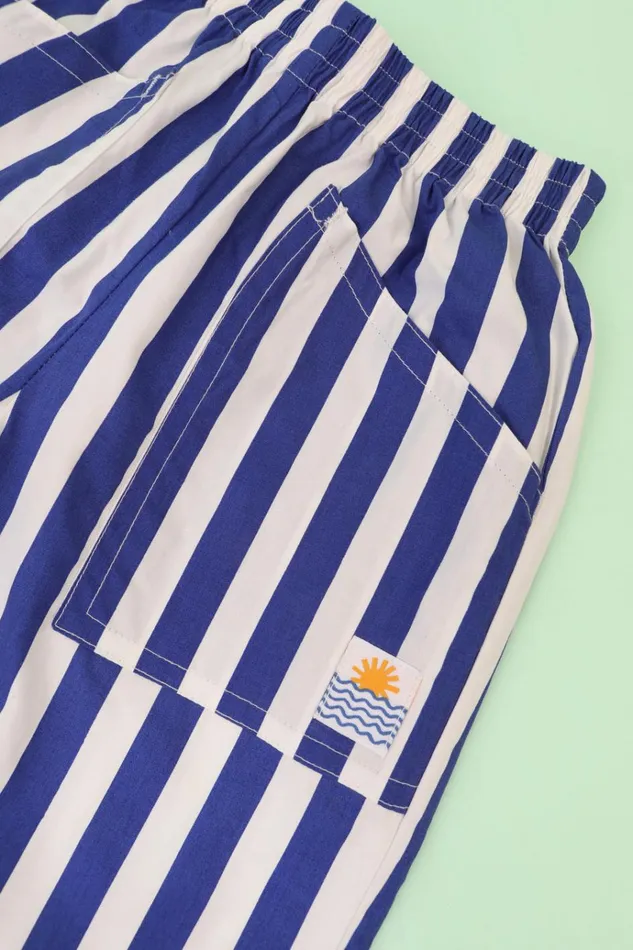 Kids Kids Woodlea Trouser Blue Stripe LF Markey Kids