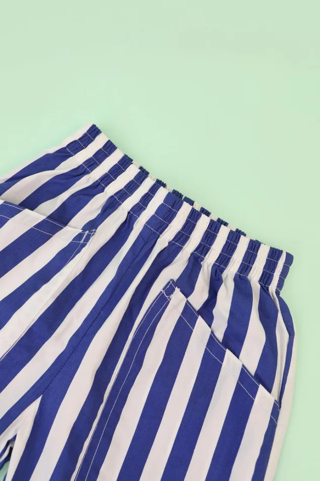 Kids Kids Woodlea Trouser Blue Stripe LF Markey Kids
