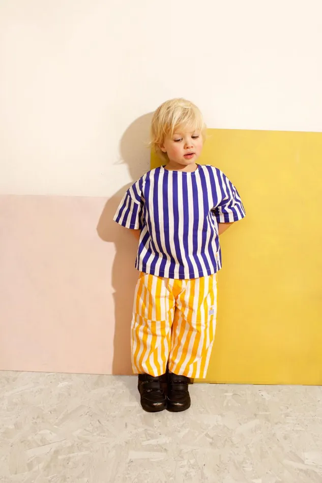 Kids Kids Woodlea Trouser Yellow Stripe LF Markey Kids