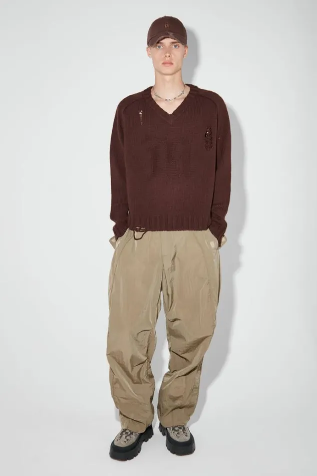 Knitwear Men MISBHV Distressed Knit Brown