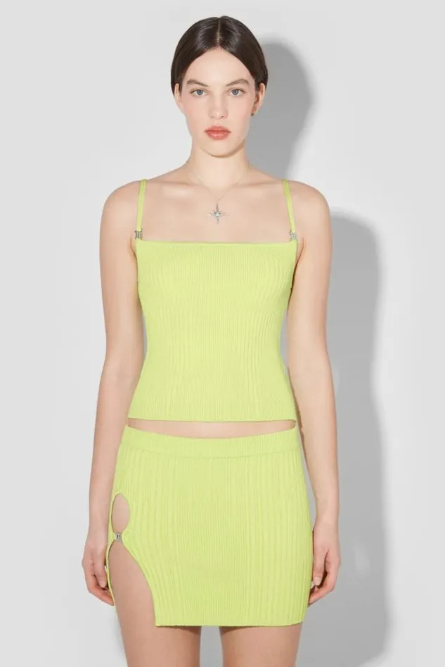 Knitwear Women MISBHV Knitted Top Lime
