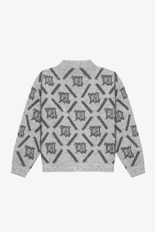 Knitwear Women MISBHV M Argyle Knit Perfect Grey