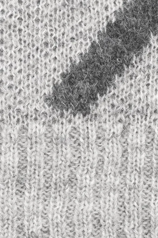 Knitwear Women MISBHV M Argyle Knit Perfect Grey