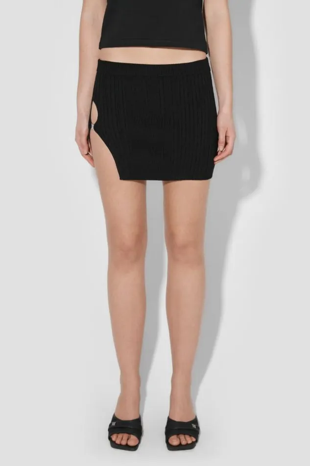 Knitwear Women MISBHV Seamless Knitted Mini Skirt Black